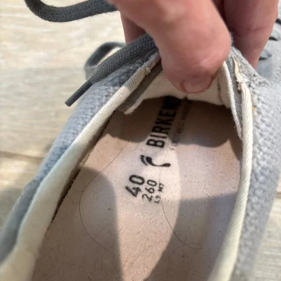 Birkenstock Bend Low Canvas/Suede Whale Gray - Picture 8 of 8